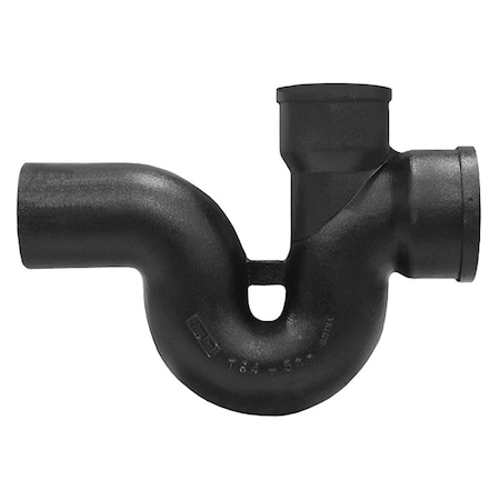 Jones Stephens 5in. x 4in. Cast Iron Single Vent Running Trap T64540